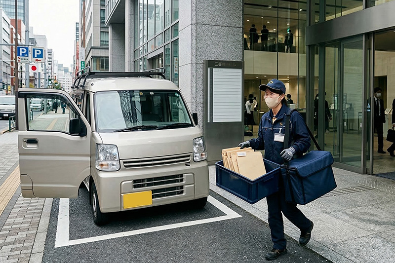 社内メール便サービス：アウトソーシングでの効率化